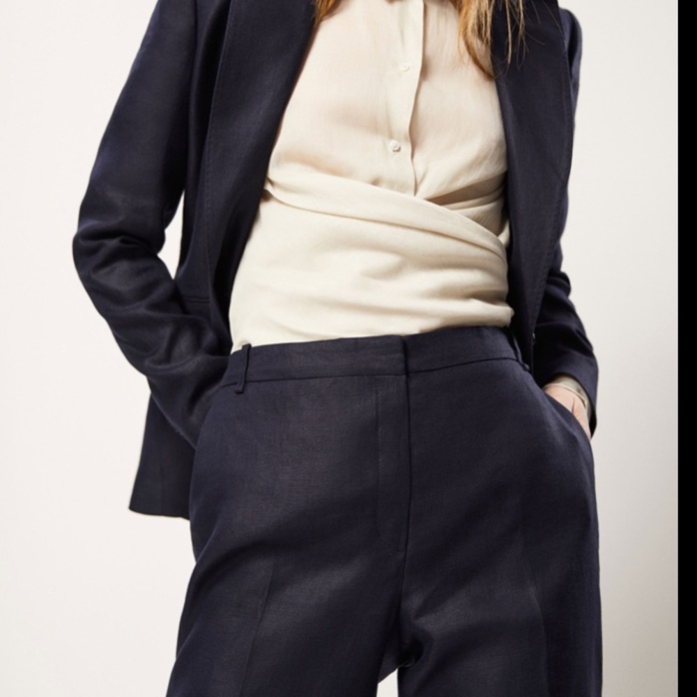 NWT Massimo Dutti Linen Pants SZ 4